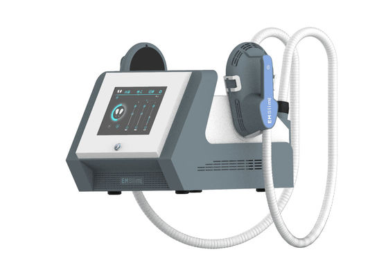 वजन घटाने और बिना दर्द के आकार देने के लिए पोर्टेबल बिग पावर 2 हैंडल ईएमएस मशीन