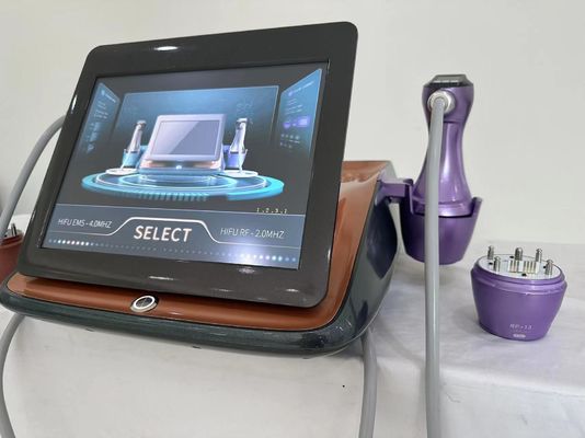 15 डी एमपीएसhape ईएमएस आरएफ Hifu सौंदर्य मशीन 3 में 1 वसा हटाने स्लिमिंग डिवाइस