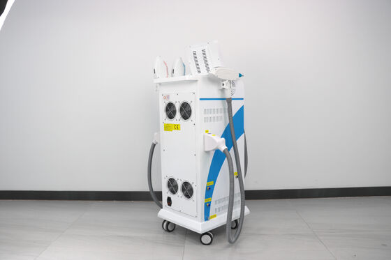 4 इन 1 मल्टी-फंक्शनल लेजर ब्यूटी मशीन मैग्नेटो-ऑप्टिक्स लाइट वर्टिकल फोर हैंडल्स हेयर रिमूवल लेजर दर्द रहित सुरक्षित हेयर रिमूवल लेजर टैटू रिमूवल आरएफ मशीन