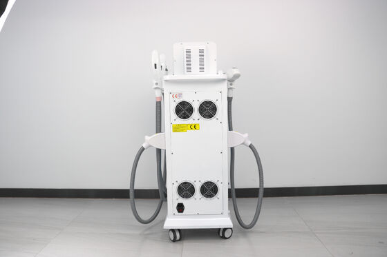 4 इन 1 मल्टी-फंक्शनल लेजर ब्यूटी मशीन मैग्नेटो-ऑप्टिक्स लाइट वर्टिकल फोर हैंडल्स हेयर रिमूवल लेजर दर्द रहित सुरक्षित हेयर रिमूवल लेजर टैटू रिमूवल आरएफ मशीन