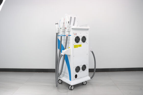 4 इन 1 मल्टी-फंक्शनल लेजर ब्यूटी मशीन मैग्नेटो-ऑप्टिक्स लाइट वर्टिकल फोर हैंडल्स हेयर रिमूवल लेजर दर्द रहित सुरक्षित हेयर रिमूवल लेजर टैटू रिमूवल आरएफ मशीन