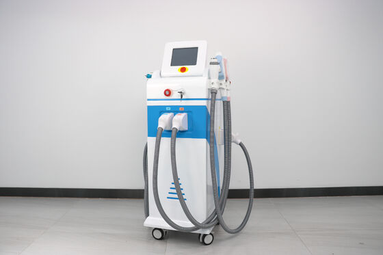 4 इन 1 मल्टी-फंक्शनल लेजर ब्यूटी मशीन मैग्नेटो-ऑप्टिक्स लाइट वर्टिकल फोर हैंडल्स हेयर रिमूवल लेजर दर्द रहित सुरक्षित हेयर रिमूवल लेजर टैटू रिमूवल आरएफ मशीन