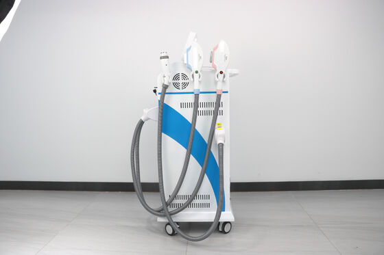 4 इन 1 मल्टी-फंक्शनल लेजर ब्यूटी मशीन मैग्नेटो-ऑप्टिक्स लाइट वर्टिकल फोर हैंडल्स हेयर रिमूवल लेजर दर्द रहित सुरक्षित हेयर रिमूवल लेजर टैटू रिमूवल आरएफ मशीन